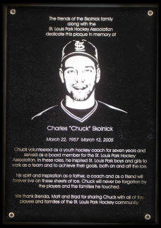 Skolnick Memorial Plaque
